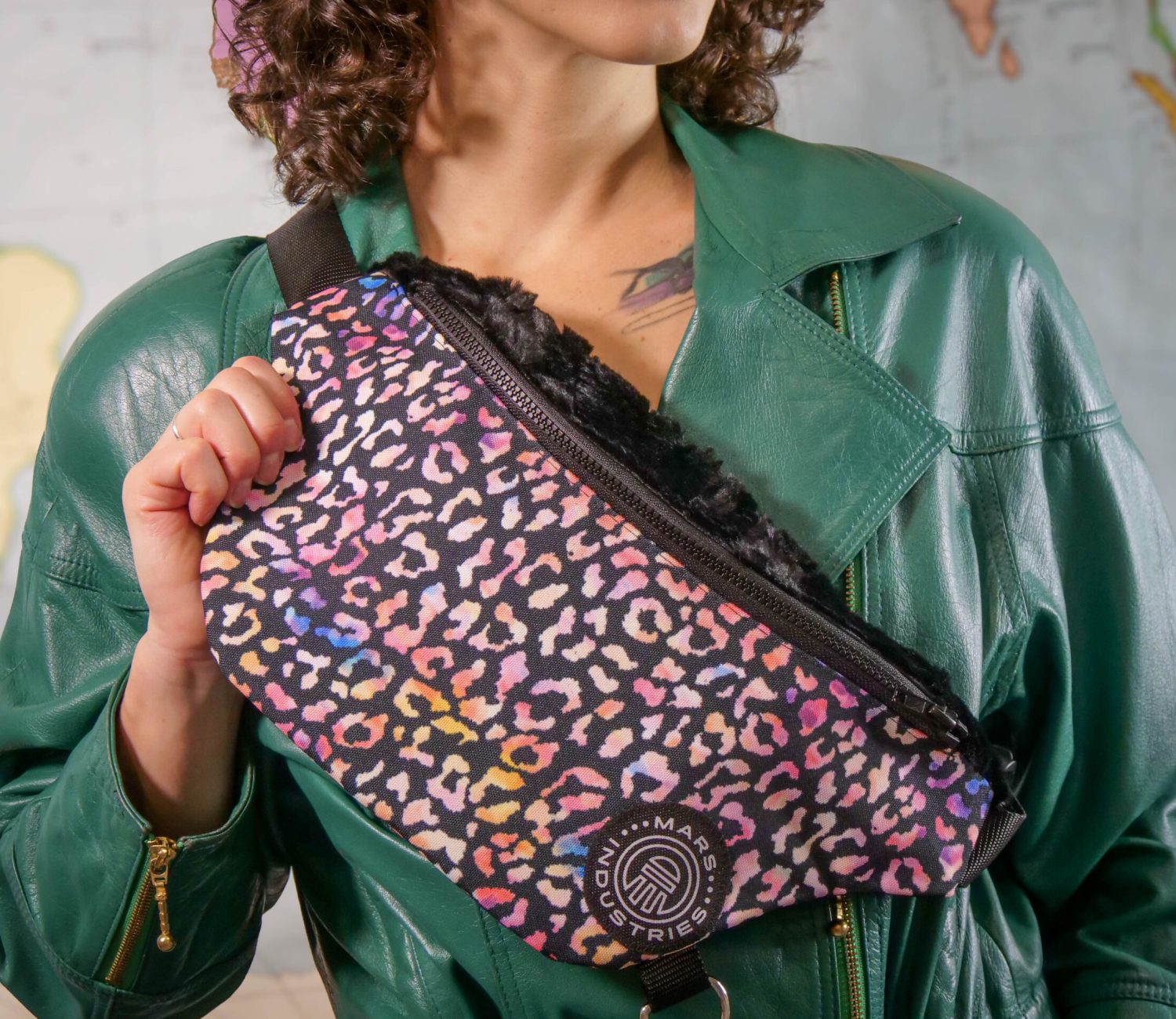 Fanny pack Rainbow Leopard